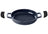 Alva Grill Pan/Grill Plate cast iron Nori ø 28 cm – enamelled non-stick coating – includes free leather handles – suitable for all heat sources