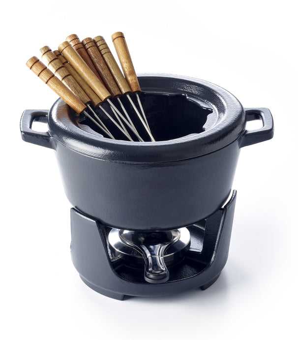 Set de fondue Beka - Nori - Hierro fundido - 8 tenedores / personas - 2 litros
