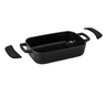 Alva Roaster - Baking Dish - Nori - Cast Iron 30 x 20 cm - Enameled Non-stick Coating + Free Leather Handles