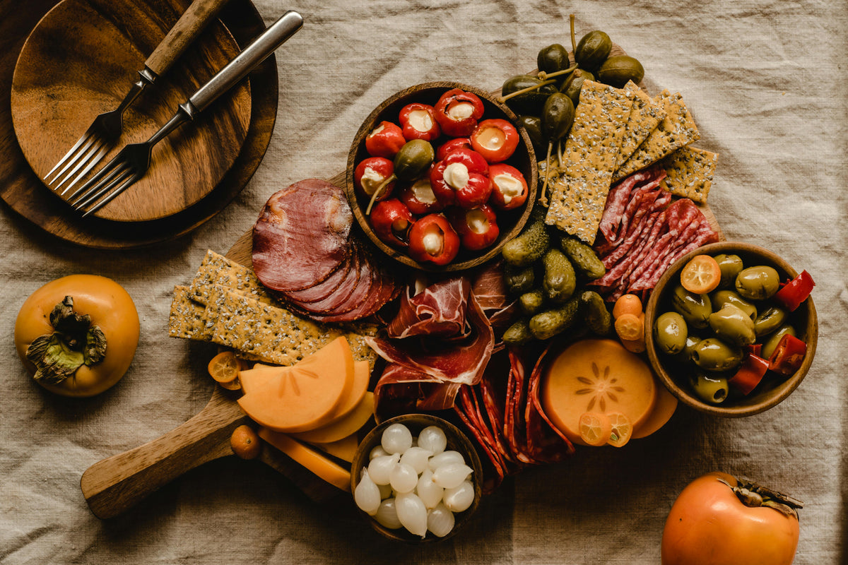 Tabla de aperitivos italiana