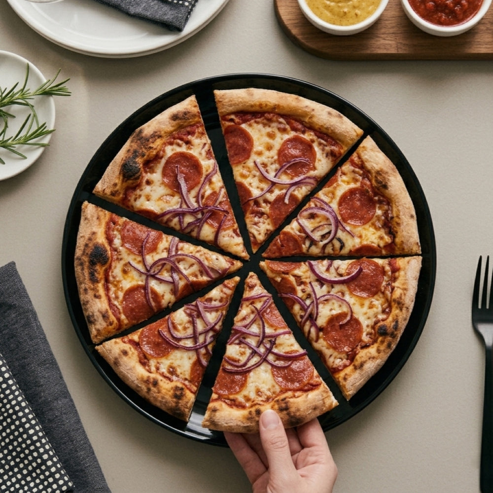 Arcoroc Evolutions Pizzas Plates Black - ø 32 cm - 6 pieces