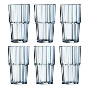 Arcoroc Vaso Norvege - Vidrio templado - 270 ml - 6 piezas