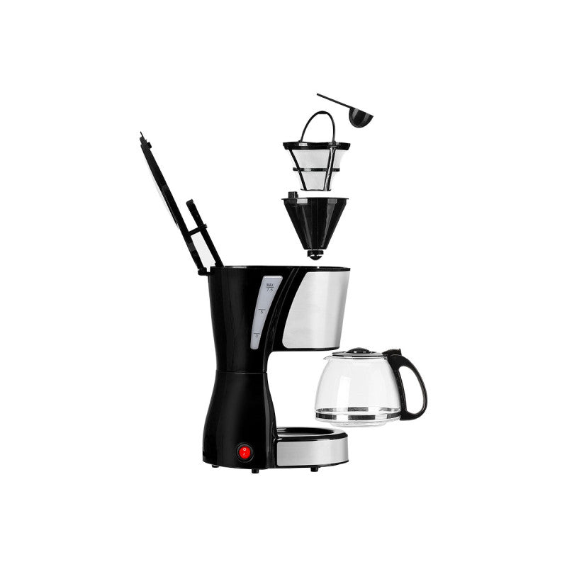 Argon Filter Coffee Maker with Glass Carafe - 6 Cups - 750 ml
