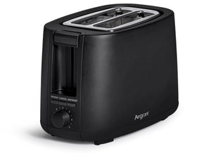 Argon Tostadora Mate Negra - 2 Ranuras - 750 W