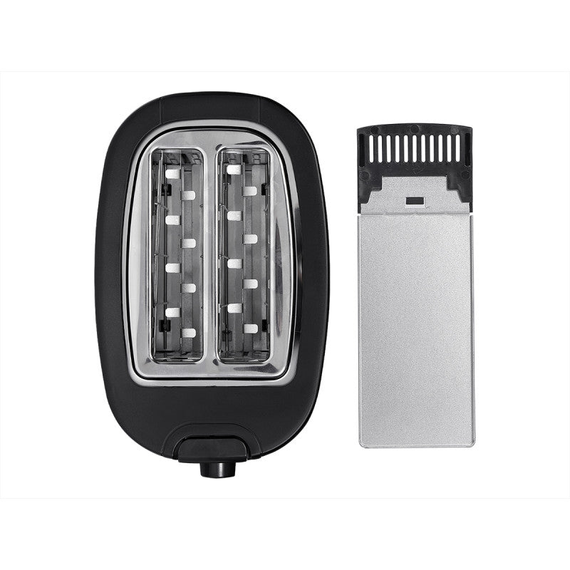 Argon Toaster Matte Black - 2 Slots - 750 W