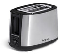 Argon Toaster Stainless Steel / Matte Black - 2 Slots - 750 W