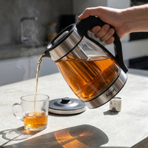 Argon Electric Kettle Glass / Stainless Steel with Filter - 1.5 Liter - 1500 W