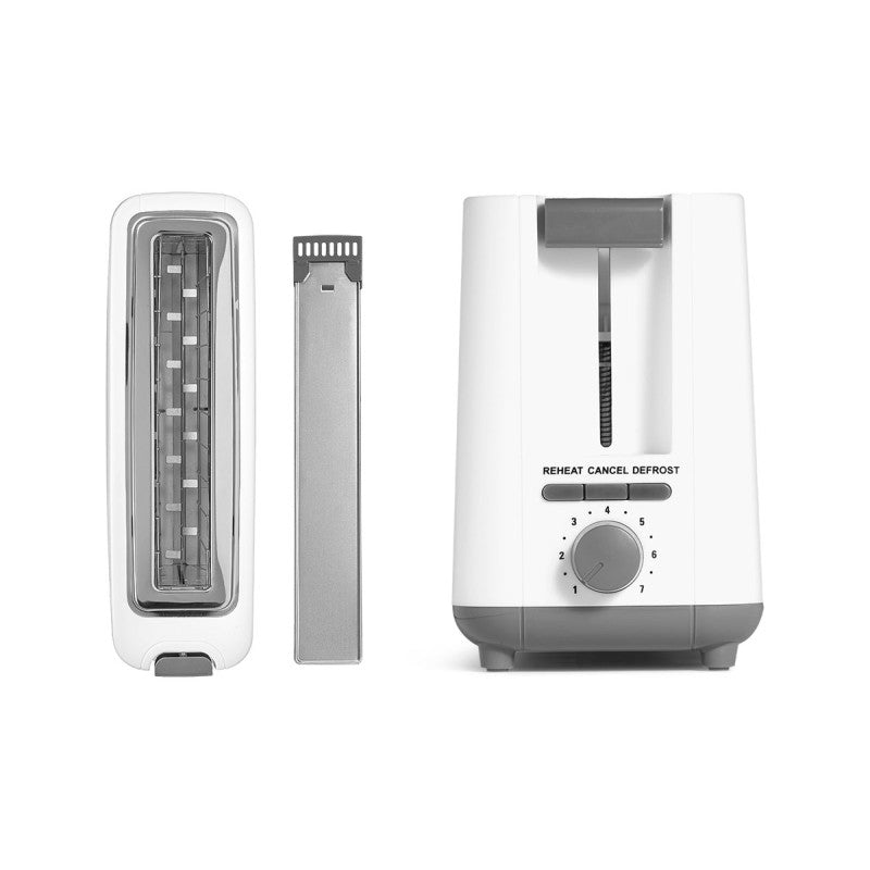 Argon Toaster Matte White - 1 Long Slot - 900 W