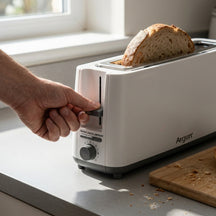 Argon Toaster Matte White - 1 Long Slot - 900 W