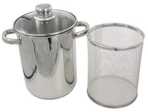 Cookinglife Asparagus Pan / Pasta Pan - Stainless Steel - ø 16 cm / 4.0 liters