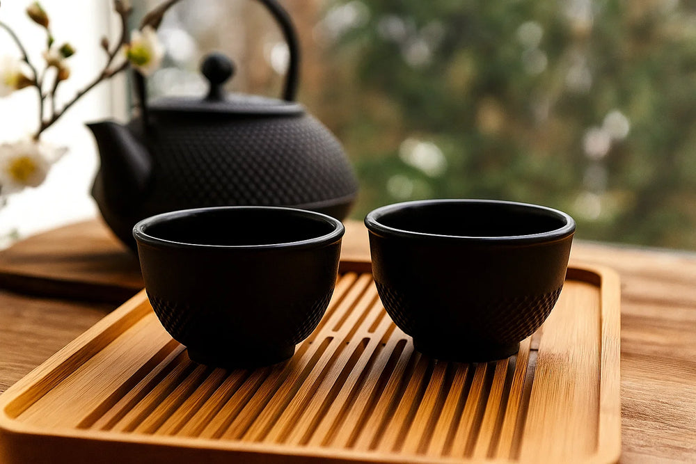 Cookinglife Teacups - Cast Iron - Black - 2 pcs.