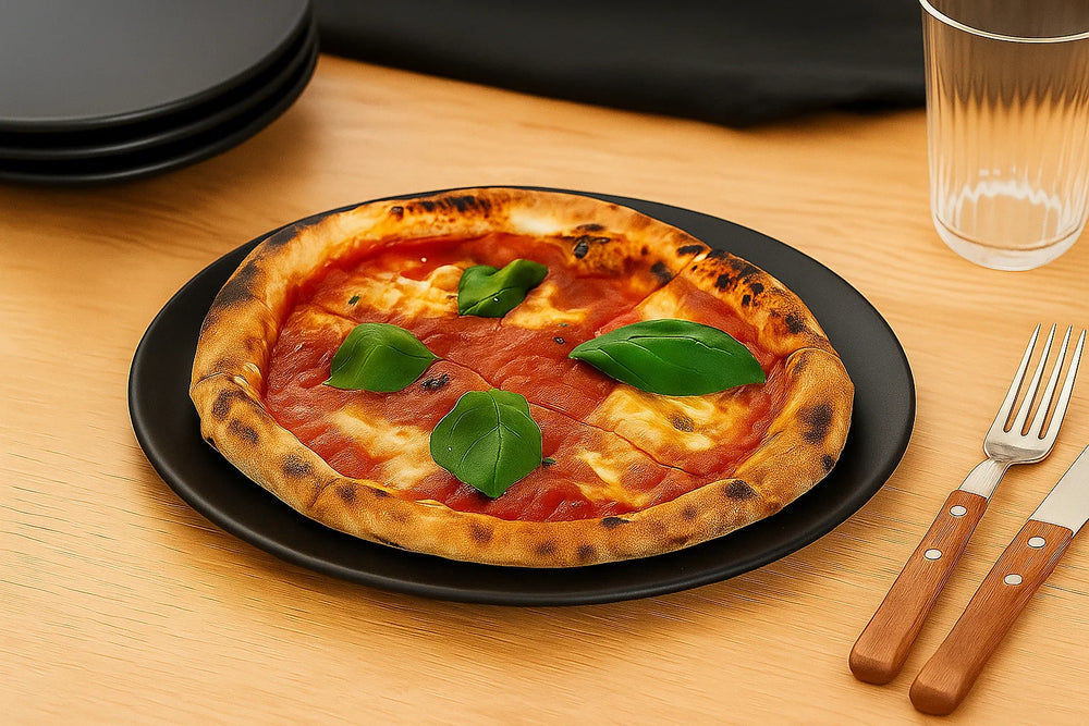 Cookinglife Pizza Plates Black ø 30 cm - 4 pieces