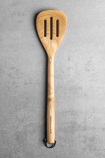 KitchenAid Slotted Turner Core Birchwood 33 cm - Spatula - for Non-stick Pans