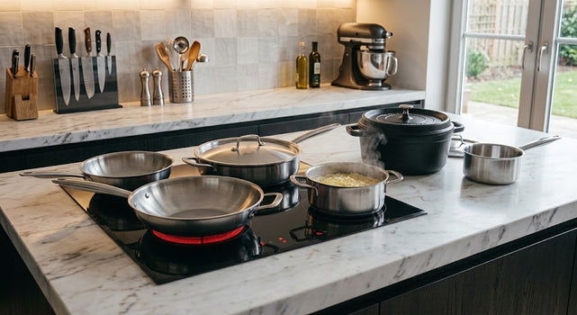 Which pans benefit most from a better base on induction?