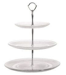 Cosy & Trendy Etagere / Torre para servir Retro - Cristal - ø 18, 25 y 29 cm - 3 niveles