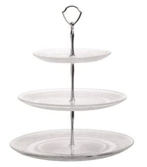 Cosy & Trendy Etagere / Torre para servir Retro - Cristal - ø 18, 25 y 29 cm - 3 niveles