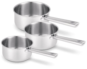 Set de cacerolas Beka Cicla de acero inoxidable 3 piezas ø 16, 18 y 20 cm - apto para todas las fuentes de calor