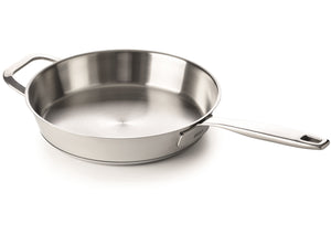 Sartén Beka Maestro Acero inoxidable con mango opuesto ø 32 cm - apto para todas las fuentes de calor - sin recubrimiento antiadherente