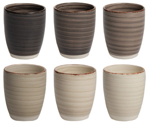 Cookinglife Coffee Cups / Sense Cups Delice Gray 180 ml - 6 pieces
