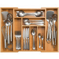 Organizador de cubiertos Cookinglife - Bambú - extensible - 28x34x5cm o 45x34x5cm