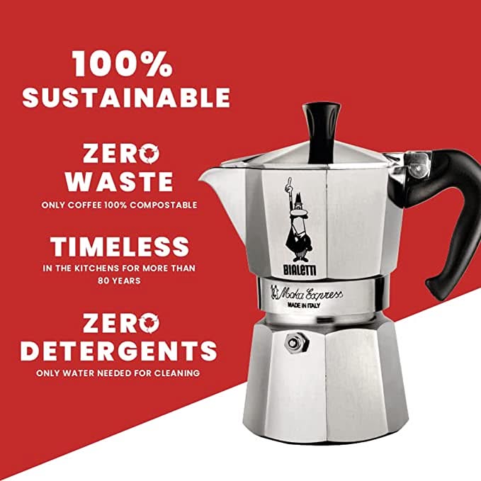 Bialetti Cafetera Moka Express para 9 Tazas