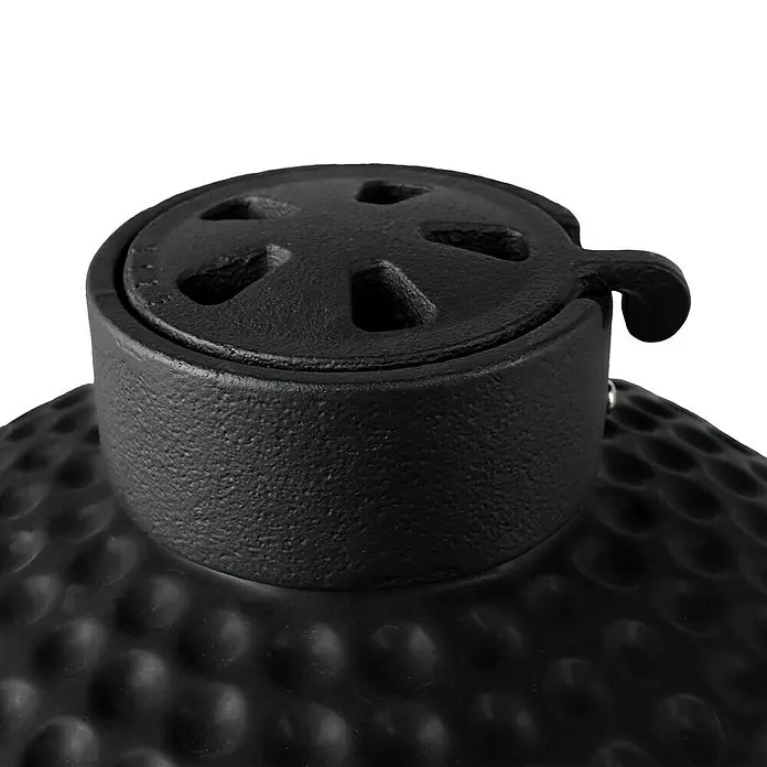 Bighorn BBQ Kamado Ceramic Matt Black 13 Inch / 27 cm - Kamado Grill Charcoal Egg