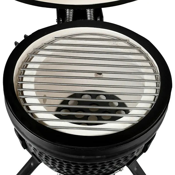 Bighorn BBQ Kamado Ceramic Matt Black 13 Inch / 27 cm - Kamado Grill Charcoal Egg