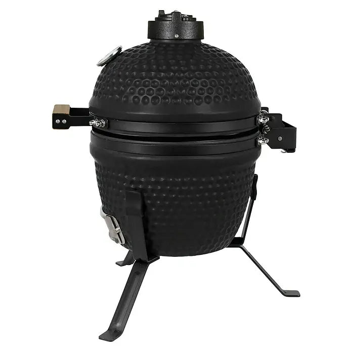 Bighorn BBQ Kamado Ceramic Matt Black 13 Inch / 27 cm - Kamado Grill Charcoal Egg