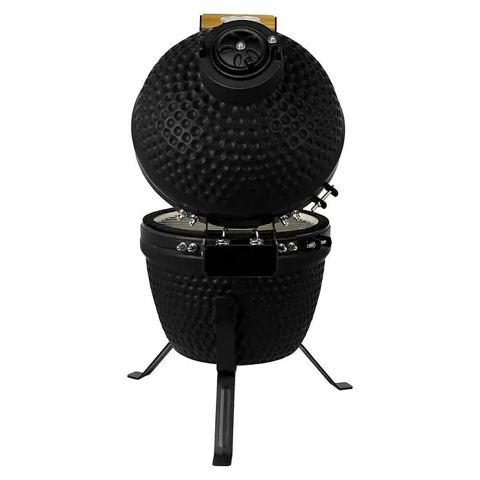 Bighorn BBQ Kamado Ceramic Matt Black 13 Inch / 27 cm - Kamado Grill Charcoal Egg