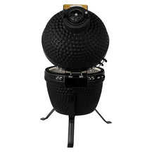 Bighorn BBQ Kamado Ceramic Matt Black 13 Inch / 27 cm - Kamado Grill Charcoal Egg