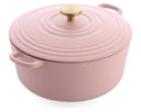 BK Casserole Bourgogne Blush Pink Cast Iron ø 28 cm / 6.7 Litres - enamelled non-stick coating
