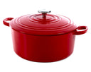 BK Cocotte Bourgogne Chili Red de Hierro Fundido ø 20 cm / 2,5 litros - revestimiento antiadherente esmaltado