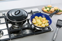 BK Braadpan Fortalit Emaille Zwart ø 26 cm / 3 Liter - sfeerbeeld 3