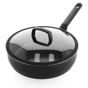 BK Sauté Pan with Lid Easy Induction Black ø 24 cm / 3.4 Litres - ceramic non-stick coating