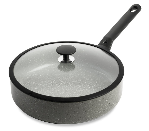 BK Salteadora con tapa Granite Gris ø 28 cm / 4,2 litros - revestimiento antiadherente cerámico