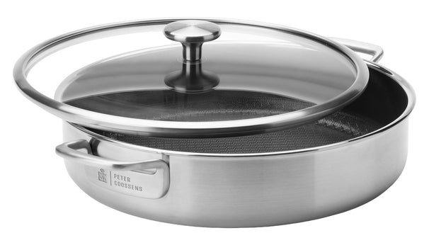 BK Sauté Pan with Lid Peter Goossens Maestro Durabond ø 30 cm - ceramic non-stick coating