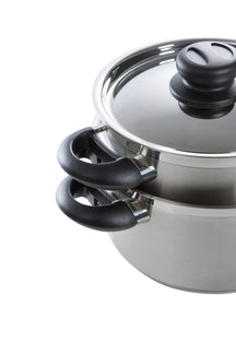 BK Kookpan Karaat+ RVS ø 18 cm / 2.1 Liter - gestapeld