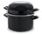 BK Mosselpan Fortalit Emaille Zwart ø 22 cm / 5 Liter