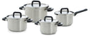 BK Cookware Set Flow Cool Stainless Steel 4-Piece - Cooking Pots ø 16, 18 & 20 cm & Saucepan ø 16 cm