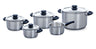BK Pannenset Karaat+ RVS 5-delig - Kookpan ø 16, 18 & 20 cm, Steelpan ø 16 cm & Soeppan ø 24 cm