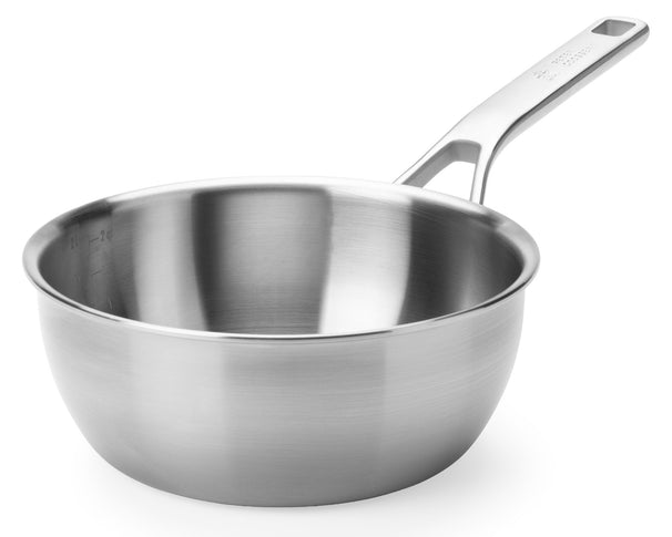BK Chef's Pan Peter Goossens Maestro 3-Ply Stainless Steel ø 20 cm / 2.4 Litres - without non-stick coating