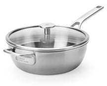 BK Sauteuse Peter Goossens Maestro 3-Ply RVS ø 24 cm / 3.4 Liter - met deksel
