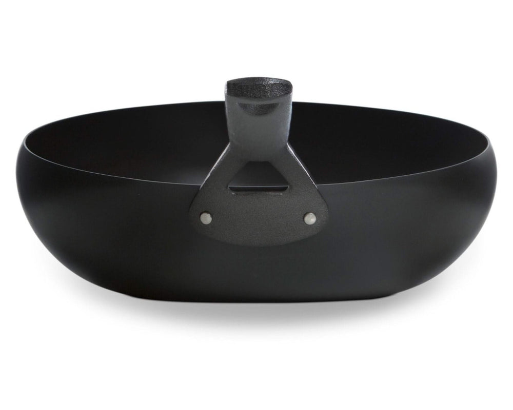 BK Wokpan Wokarang Black Steel Plaatstaal ø 30 cm / 2.6 Liter - vooraanzicht