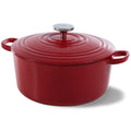 BK Casserole Bourgogne Chili Red Ø 28 cm / 6.7 liter - Enamelled Non-Stick Coating
