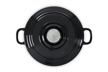 BK Cookware Set Bourgogne Jet Black Cast Iron 3-piece - Casserole ø 24, 28 cm & Grill Pan 26x26 cm - Suitable for All Heat Sources