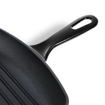 BK Grill Pan Bourgogne Jet Black Cast Iron 26 x 26 cm - Enamelled Non-Stick Coating