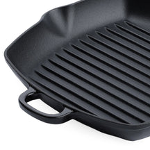 BK Grill Pan Bourgogne Jet Black Cast Iron 26 x 26 cm - Enamelled Non-Stick Coating