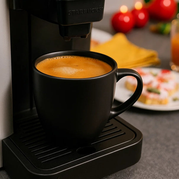 Studio Tavola Tazas de café Black Tie 200 ml - 6 piezas