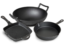 Blackwell pan set cast iron – grill pan 23 x 23 cm