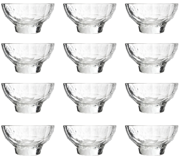 Copas de helado Bormioli Rocco - Copas para sorbete - Diamond - 225 ml - 12 piezas